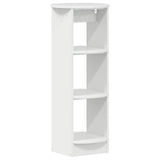 Side Cabinet High Gloss White 40 x 40 x 100 cm Engineered Wood 899847