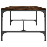 Coffee Table Smoked Oak 100x50x35 cm Engineered Wood 819389