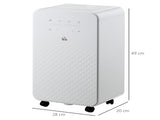 2000mL Portable Dehumidifier with Air Purifier, 24H Timer, 5 Modes, 10L/Day, for Home Laundry, White T3398P342286