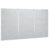 Magnetic Whiteboard Foldable 120x100x1.7 cm Aluminium 4005359