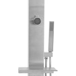 ZNTS Outdoor Shower Stainless Steel Straight 48198