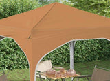 Pop-up Party Tent 194 x 194 x 245 cm Beige 42019815