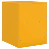Bedside Cabinets 2 pcs Mustard Yellow 34.5x39x44 cm Steel 841758