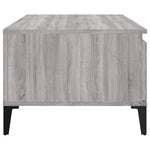 ZNTS Coffee Table Grey Sonoma 90x50x36.5 cm Engineered Wood 821122