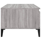 ZNTS Coffee Table Grey Sonoma 90x50x36.5 cm Engineered Wood 821122