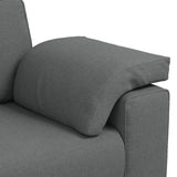 Sofa Set 2 pcs Dark grey 219 x 77 x 82 cm Fabric 3324741