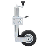 Trailer Jack Wheel 60 mm with 2 Support Tubes and 3 Split Clamps 3281611