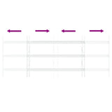 Security Grille for Windows with 3 Crossbars 3 pcs 63-114 cm 42031304
