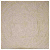 Area Rugs Natural and White 200 x 200 cm Jute 42010608