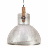 320529 Industrial Hanging Lamp 25 W Silver Round 40 cm E27