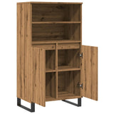 Highboard Artisan Oak 60x36x110 cm Engineered Wood 857461