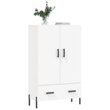 Highboard White 69.5x31x115 cm Engineered Wood 828244