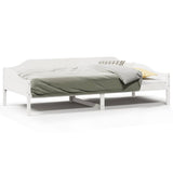 Bed Frame without Mattress White 80x200 cm Solid Wood Pine 850912