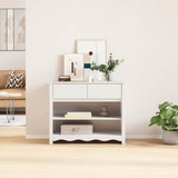 Console Table Drammen White 89.5 x 37 x 73 cm Solid Pine Wood 42003047