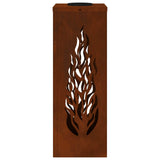 Solar LED Pathway Light 2 pcs Bronze Weathering Steel 879799