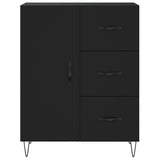 Sideboard Black 69.5x34x90 cm Engineered Wood 827909