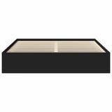 Bed Frame without Mattress Black 200x200 cm 3203888