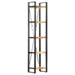 5-Tier Bookcase 39x30x180 cm Solid Mango Wood 320616