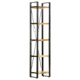 5-Tier Bookcase 39x30x180 cm Solid Mango Wood 320616