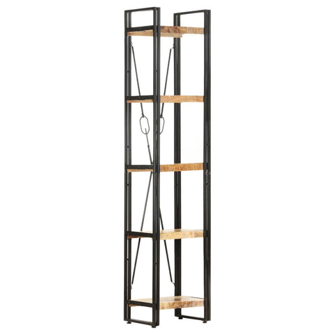 5-Tier Bookcase 39x30x180 cm Solid Mango Wood 320616
