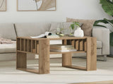 Coffee Table Artisan Oak 66 x 49.5 x 45 cm Engineered Wood 8000123