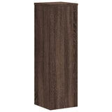 Plant Stand 2pcs Brown Oak 25x25x80 cm Engineered Wood 852948