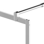 Walk-in Shower Wall with Half Frosted ESG Glass 90x195 cm 146641