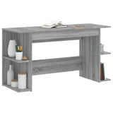 Desk Grey Sonoma 140x50x75 cm Engineered Wood 840553