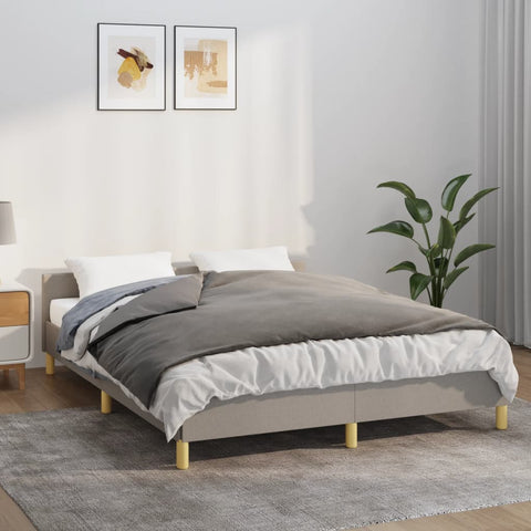 Weighted Blanket with Cover Grey 135x200 cm 10 kg Fabric 3154888