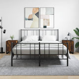 Bedside Cabinets 2 pcs Smoked Oak 40x40x50 cm Engineered Wood 827623