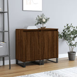 Sideboards 2 pcs Brown Oak 40x35x70 cm Engineered Wood 831083