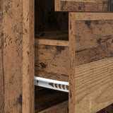 Book Cabinet Old wood 40 x 35 x 180 cm Engineered wood 875439