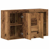 Sideboard with Drawer Old Wood 120 x 36 x 69 cm Engineered Wood 3333863