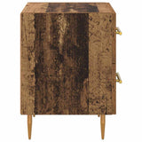 Bedside Cabinet with Drawer 2 pcs Old Wood 40 x 35 x 47.5 cm 881996