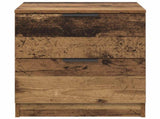 Bedside Cabinet 2 pcs Old Wood 45 x 39 x 50cm Engineered Wood 880507
