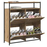 Shoe Cabinet Artisan Oak 100 x 34 x 112 cm Engineered Wood 3365548