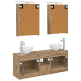 Bathroom Cabinet Set 5 pcs Artisan Oak 50 x 14.5 x 70 cm 3406678