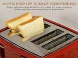 3000W 1.7L Rapid Boil Kettle & 4 Slice Toaster, Kettle and Toaster Set with 7 Browning Controls and T3398P329561