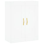 Highboard White 69.5x34x180 cm Engineered Wood 3199665