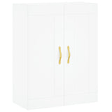 Highboard White 69.5x34x180 cm Engineered Wood 3199665