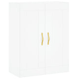 Highboard White 69.5x34x180 cm Engineered Wood 3199793