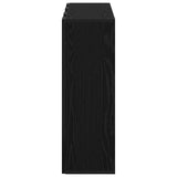 Sideboard with Drawer Black Oak 73.5 x 24 x 69.5 cm 8000477