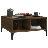 Coffee Table Brown Oak 60x60x30 cm Engineered Wood 813169