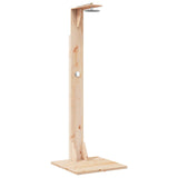 Outdoor Shower 214.5 cm Solid Pine Wood and Stainless Steel 886344