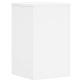 ZNTS Plant Stands 2 pcs White 30x30x50 cm Engineered wood 852915