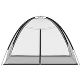 Mosquito Net Mongolia with Doors 220 Mesh Black 200x200x135 cm 4010045