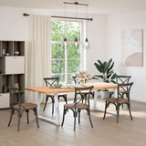 Dining Table Legs V-Shape 2 pcs White 90x cm Steel 4012577