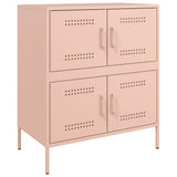 Sideboard Pink 68x39x79 cm Steel 842953