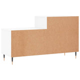 Shoe Cabinet High Gloss White 102x36x60 cm Engineered Wood 831382
