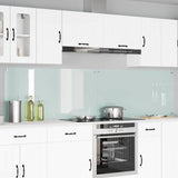 Kitchen Backsplash 2 pcs White 120 x 60 cm Tempered Glass 3415487